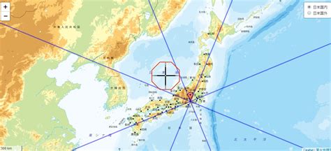 方位線|方位線と正方位線の違いと偏角の求め方